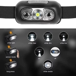 چراغ پیشانی سنسوردار مدل LED-SENSOR